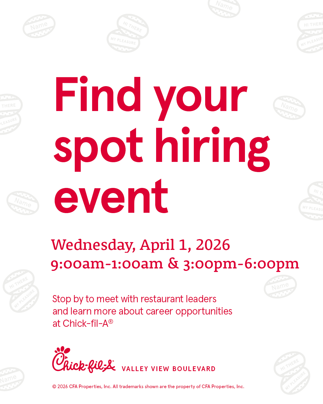 Hiring Event