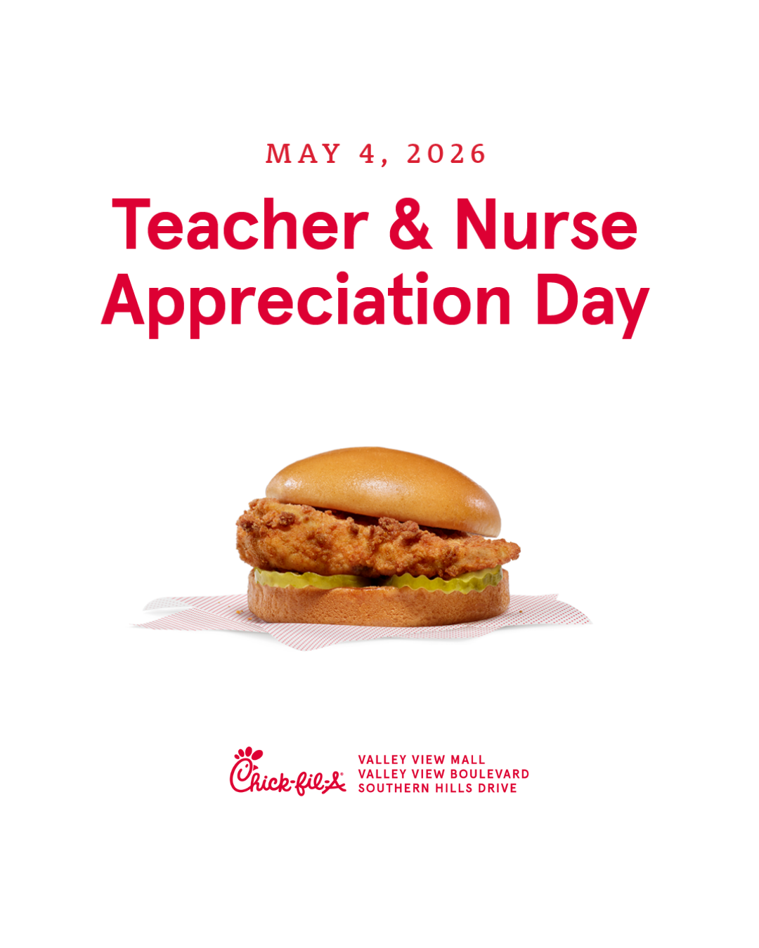 Teacher & Nurse Appreciation