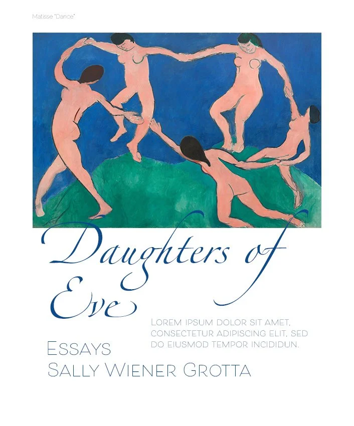 Matisse "Dance". Sally mentioned this painting specifically, so I mocked up a look as a cover combined with the title text.
