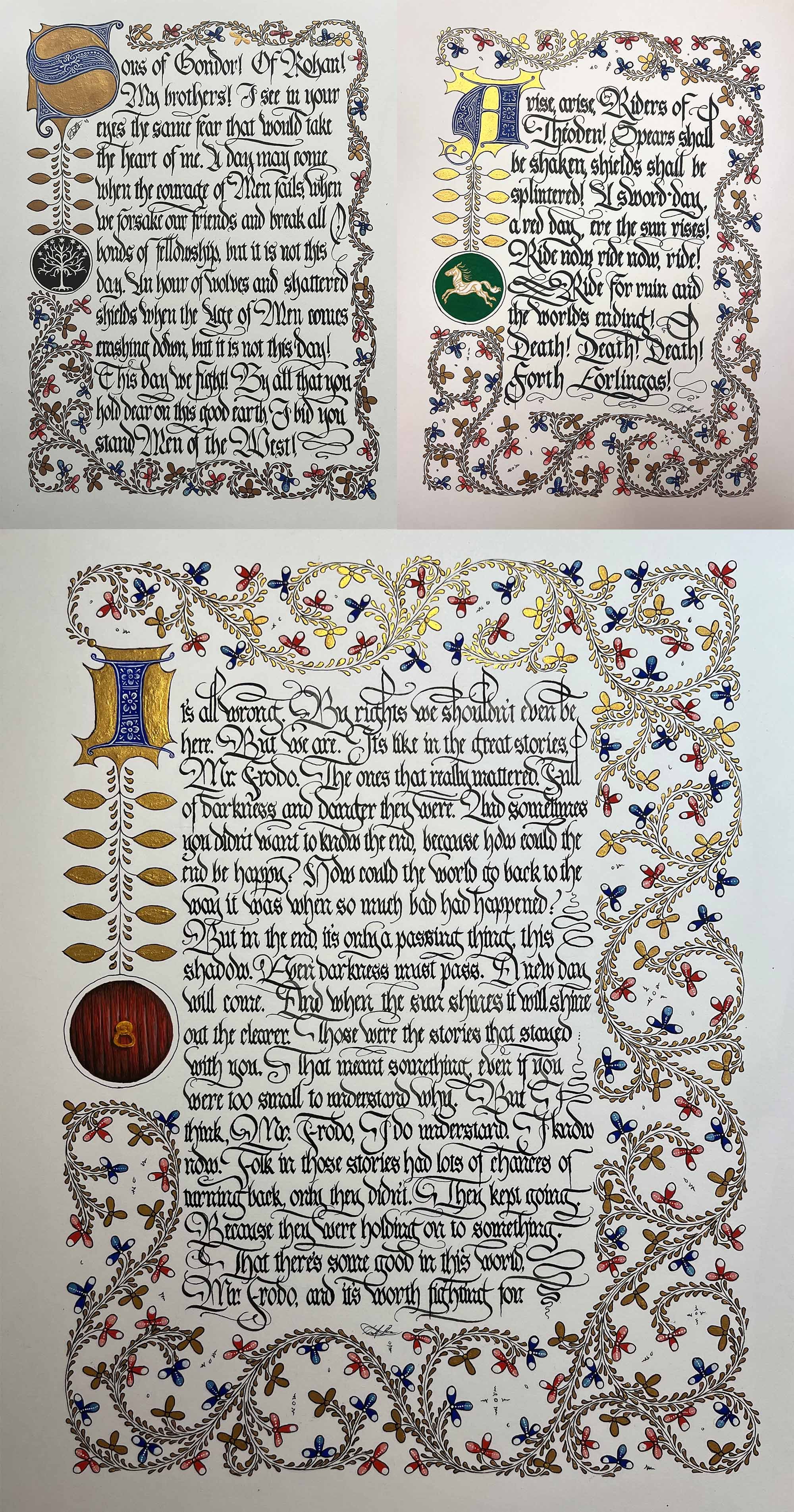 LOTR quote triptych.jpg