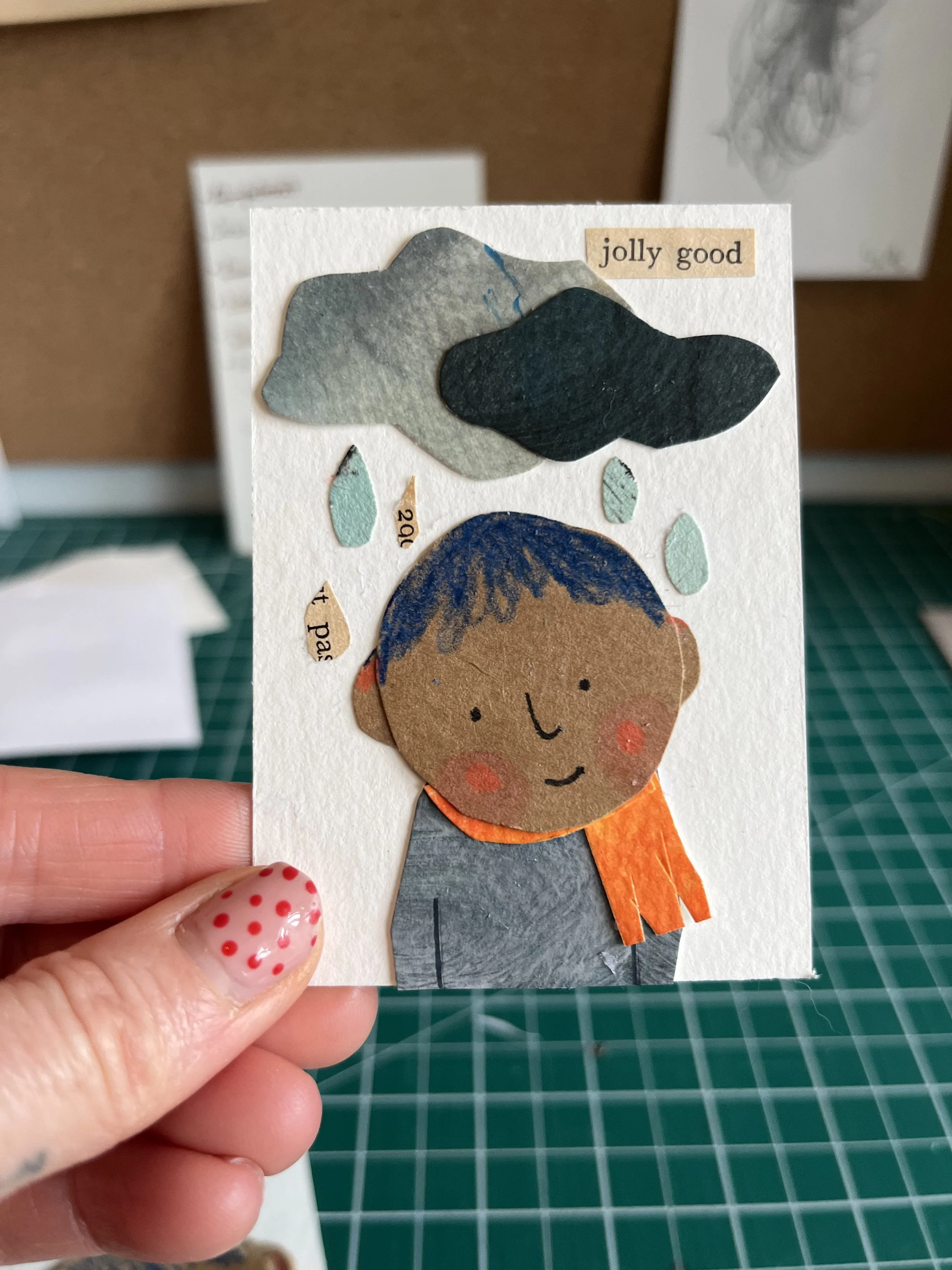 Jolly good - original mini collage
