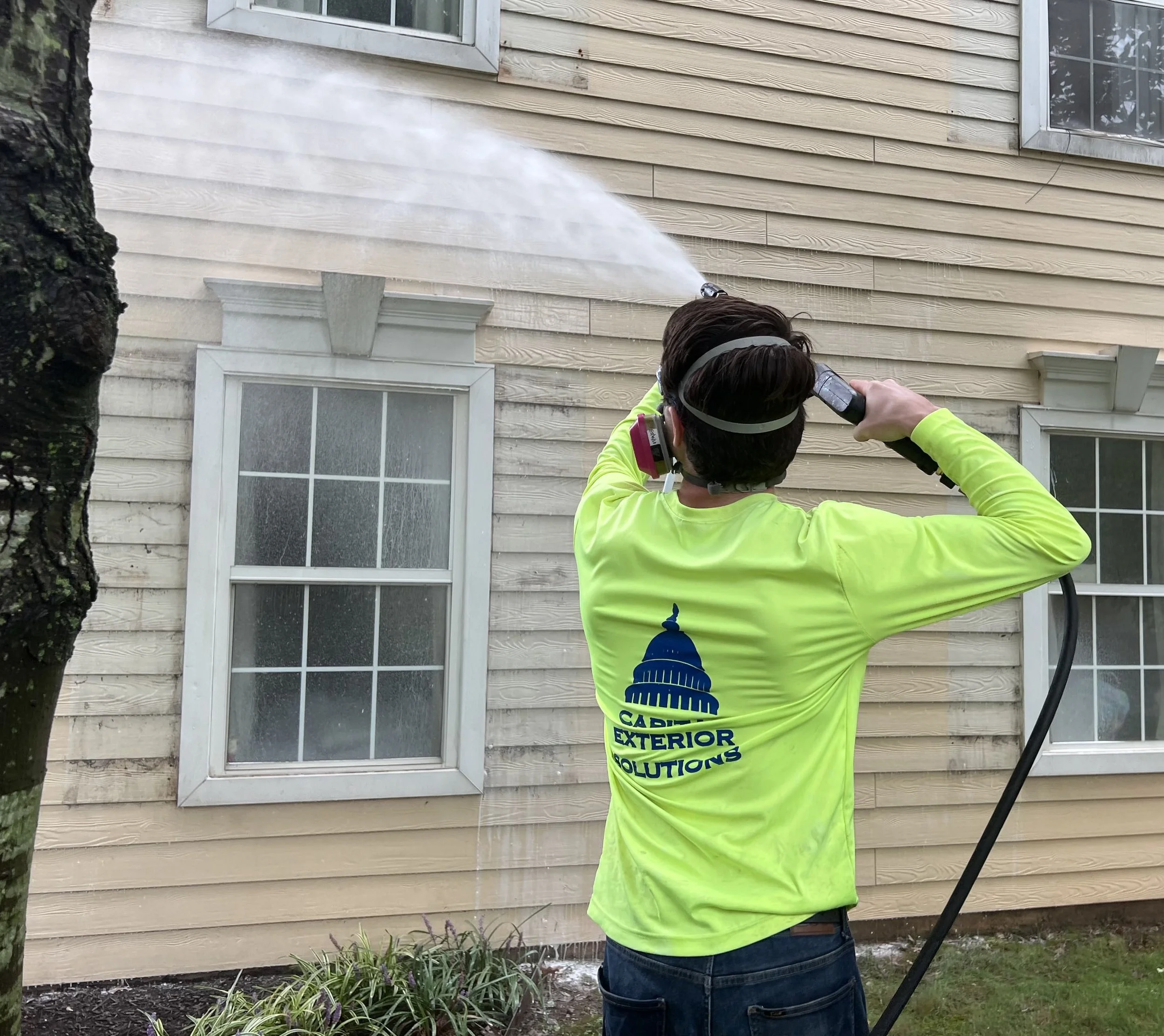 Pressure Washing vs. Soft Washing (Pros and Cons) — Capital Exterior