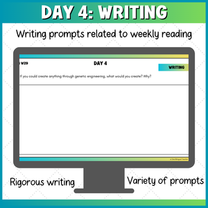 Reading Bell Ringers for Middle School ELA/ESL for 5th and 6th Grade ...