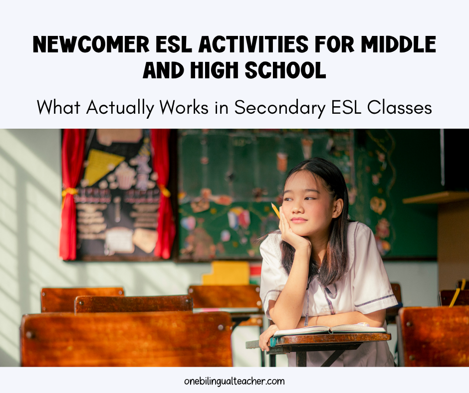 newcomer ell activities for secondary ESL classes
