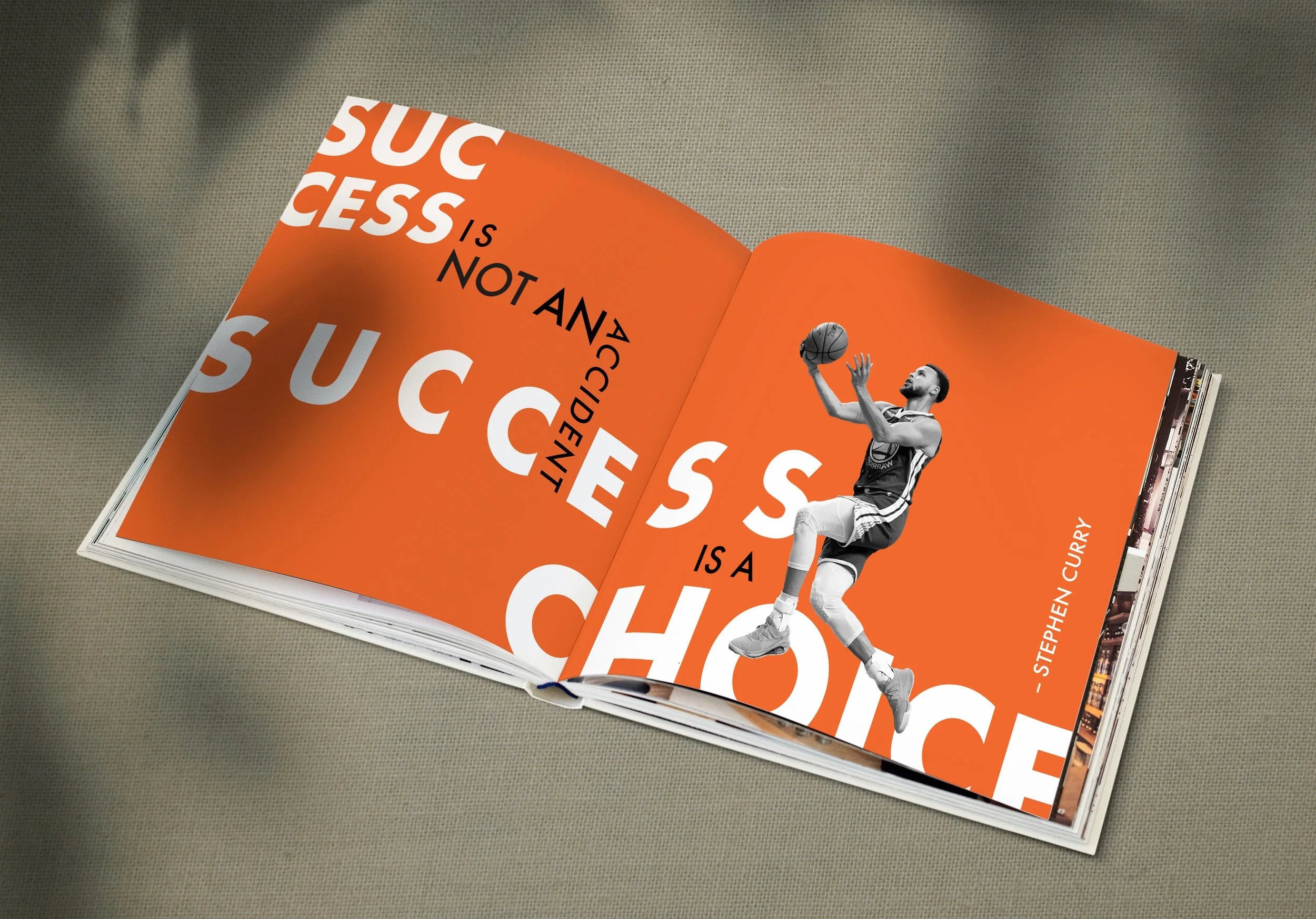 CELEBRITY MAGAZINE SPREAD