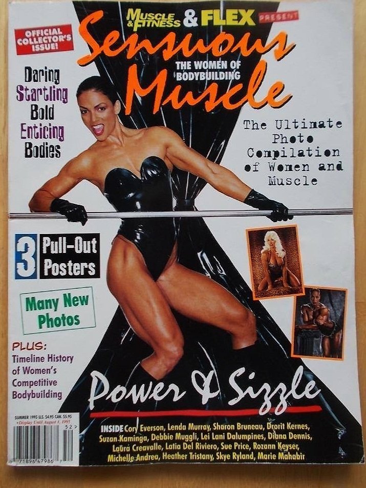 One of my favourite Covers (photo shoots of all time)
Inaugural Cover of Sensuous Muscle Magazine
Shot by the amazing, Ken Marcus
Latex Bodysuit by Sirens, Hollywood CA