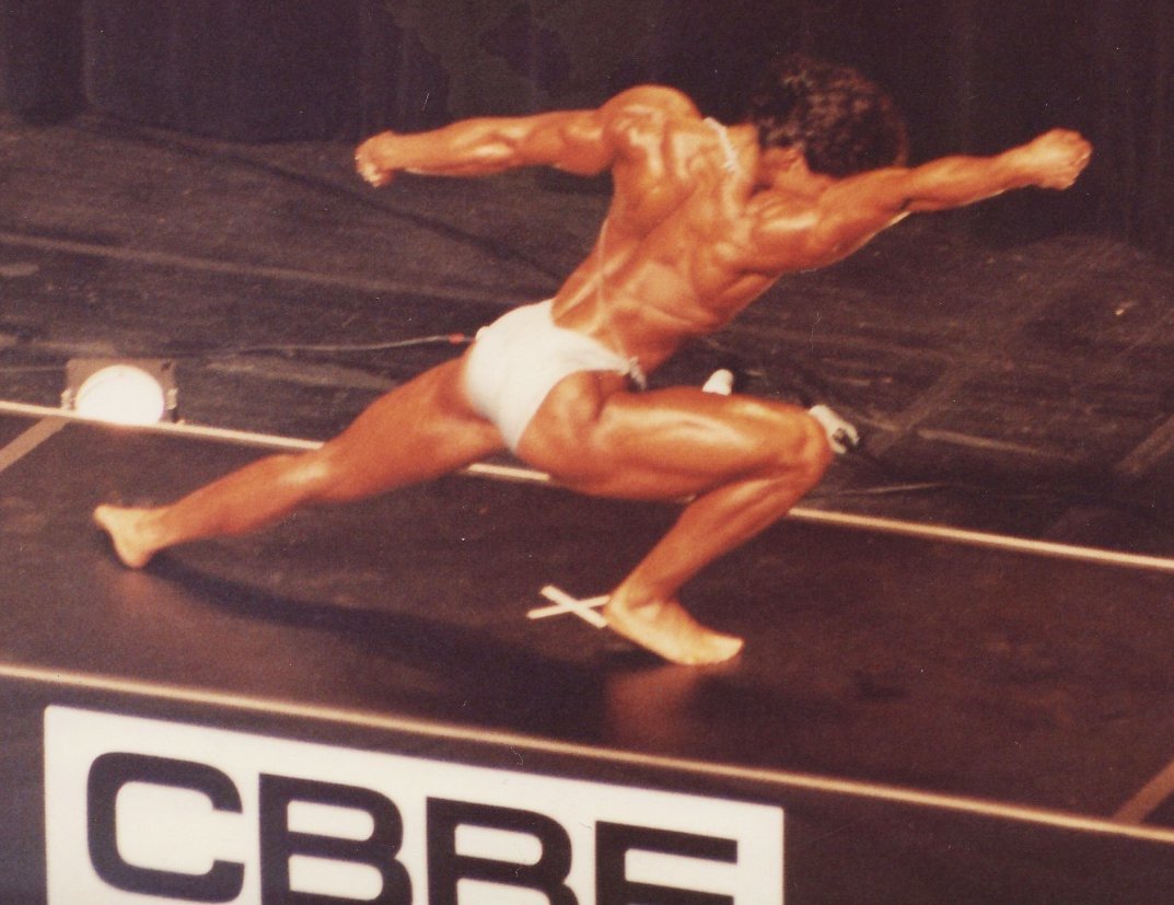 1990 Canadian Nationals. 
Placed 2nd. in the Heavyweight division but, still allowed me to move forward and onward to a Pro Qualifying Show.