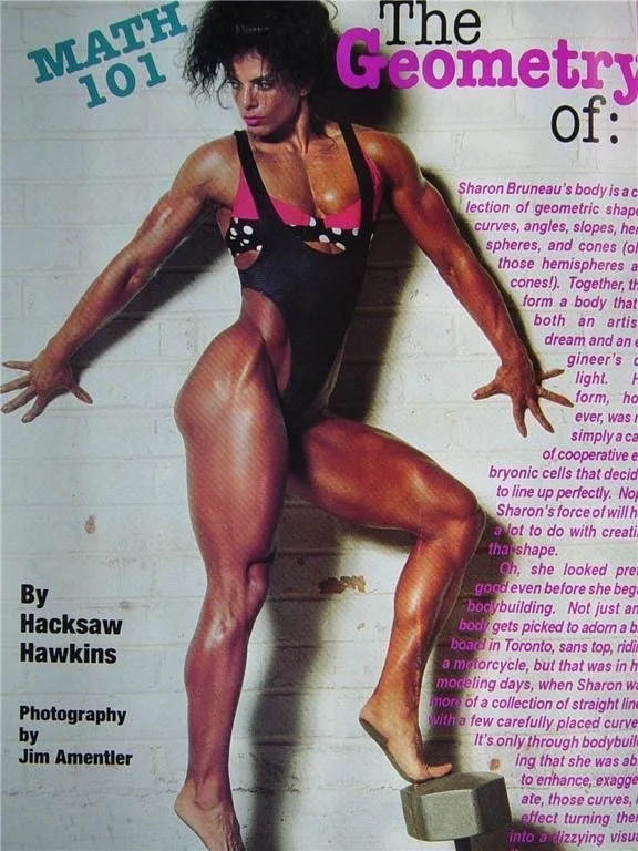 Polka Dot Series: 1rst. ever shoot with Jim day after my Pro Win at the 1991 North American Championship. We shot workout series all day in the Mecca, Gold's Gym in Venice, after wrapping up and a little bored of "gym shots" and getting quite late, I