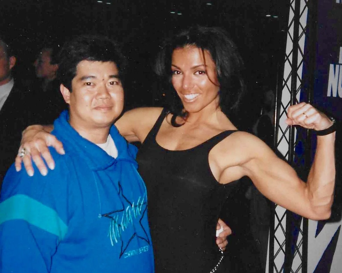 My very dear, sweet friend Ricky Suzuki.
His parents, Dot and Mitz Kawashima, produced the Hawaiian Island Bodybuilding Classics. Ricky is so much a part of bodybuilding history and grateful to be part of his family.