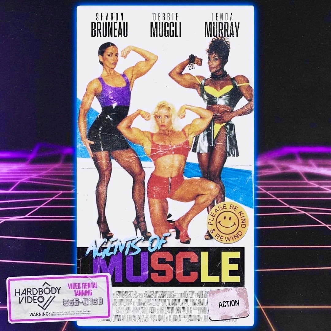 Apparently, Debbie Muggli, Lenda Murray and I made the cover of a B-flick Video release .... hmmmmmm
Shot "borrowed" from a Ken Marcus shoot that was featured in a Power & Sizzle layout/FLEX Magazine.