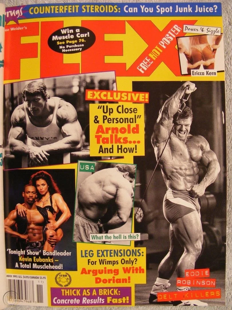 Loved when FLEX Magazine would bring out the "Montage Covers".
Spreading the love to as many of us as possible😁
