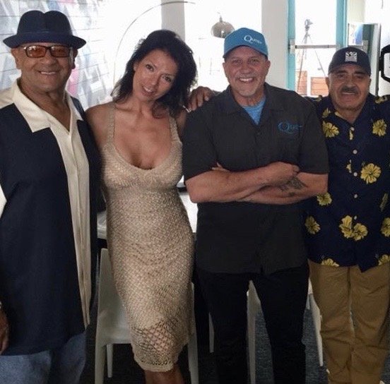 Getting the love from my peers, Left to Right:
Lou Ferrigno's Stunt Double from the Incredible Hulk/Champion O.G. Bodybuilder/Stuntman - Stunt Coordinator: Manny Perry
Creative Director and Promotions Quest Nutrition/Celebrity Bodyguard: Bruce Carden