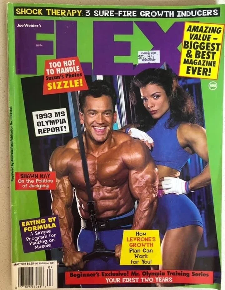 Australia FLEX Magazine Cover
Always an honour to work with one of my faves, the amazing Lee Labrada.
Photographer: Robert Reiff
1994
