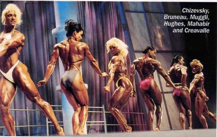 1994 Ms Internationals
Kim Chizevsky, Sharon Bruneau, Debbie Muggli, Yolanda Hughes, Marie Mahabir and Laura Creavalle