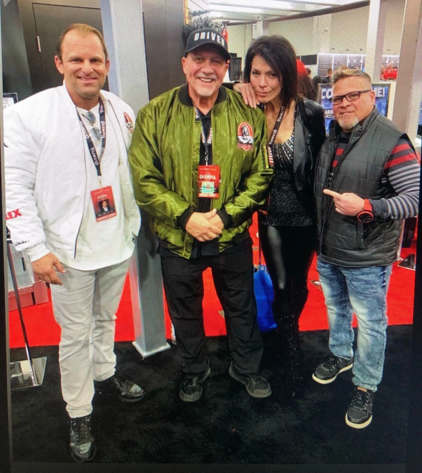 President of Muscle & Fitness and President of Mr. Olympia - Dan Solomon, former CEO of Quest Nutrition, Bruce Cardenas; Sharon Bruneau, Bodybuilding Champ Troy Moore