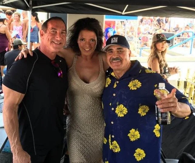 President/Owner of Perfetto Sportswear/Champion Bodybuilder: Rick Ciotti
Samir Bannout
Rick and Samir were workout partners early in their careers.