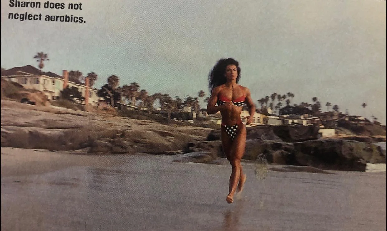 Polka Dot series shot in San Diego (La Jolla), CA days after my 1991 North American Pro Win. Spent the weekend in San Diego to shoot with Ralph and a few of the local San Diegan photographers from Women's Physique World. Amazing time, great crew and 