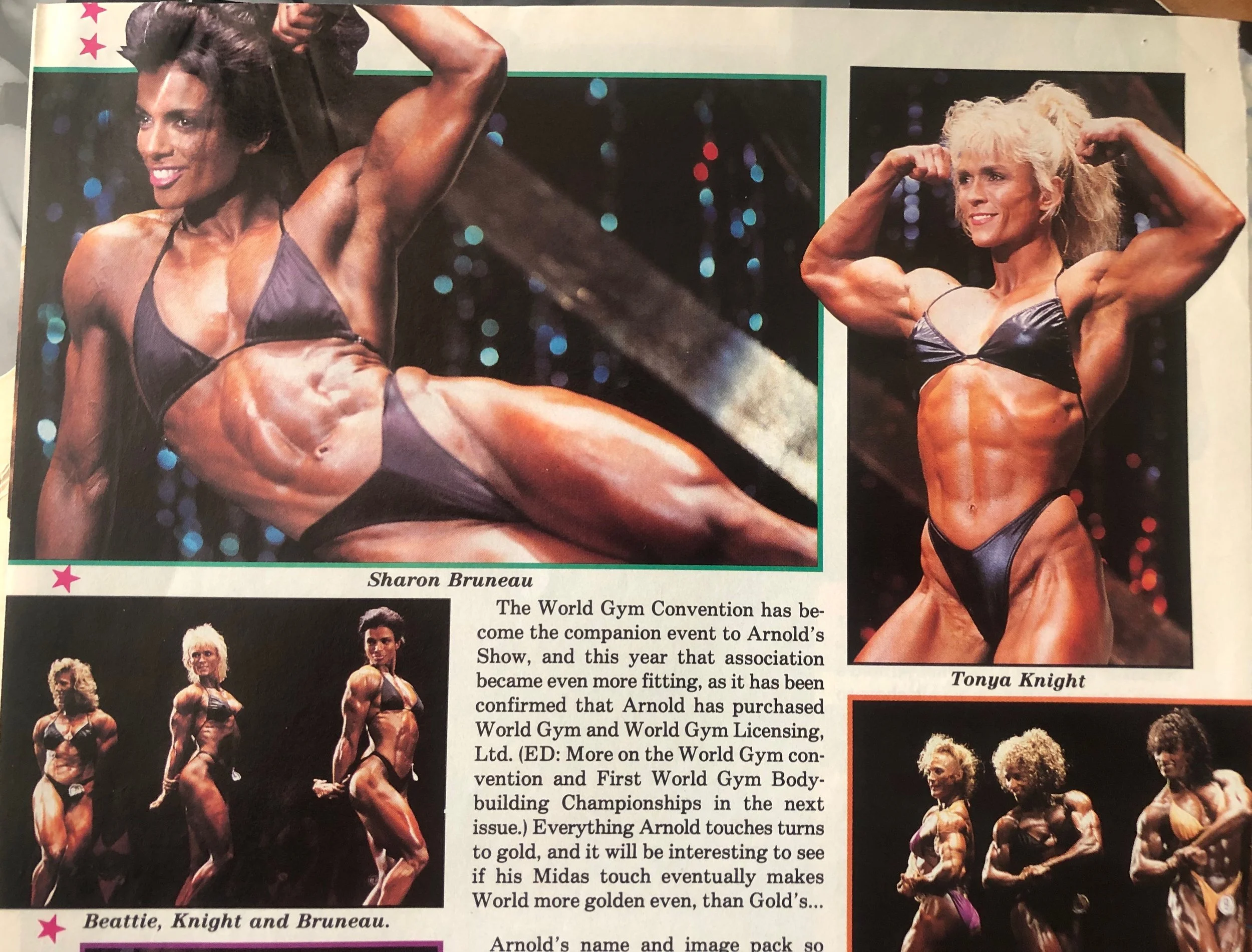 FLEX Magazine Feature of the 1992 Ms Internationals