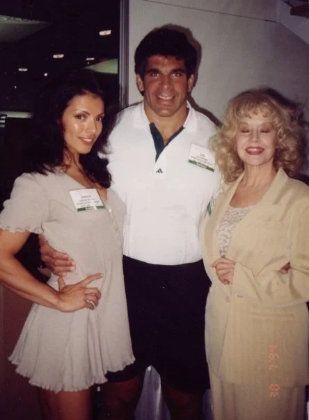 Weider event with Lou Ferrigno and the stunning Betty Weider. 