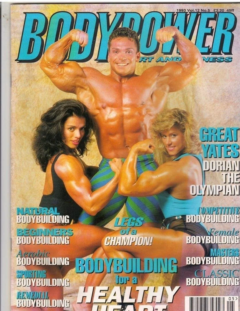  BODYPOWER Sport & Fitness Magazine COVER - London, England
Sharing the honour with Champions, Rich Gaspari and, the late, Shelley Beattie
Photographer: Jim Amentler
1992