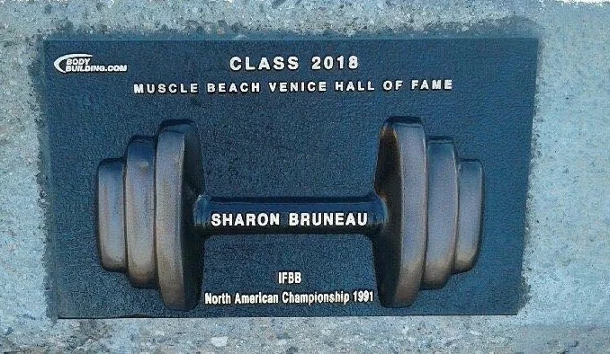 Forever mounted at Muscle Beach, Venice California