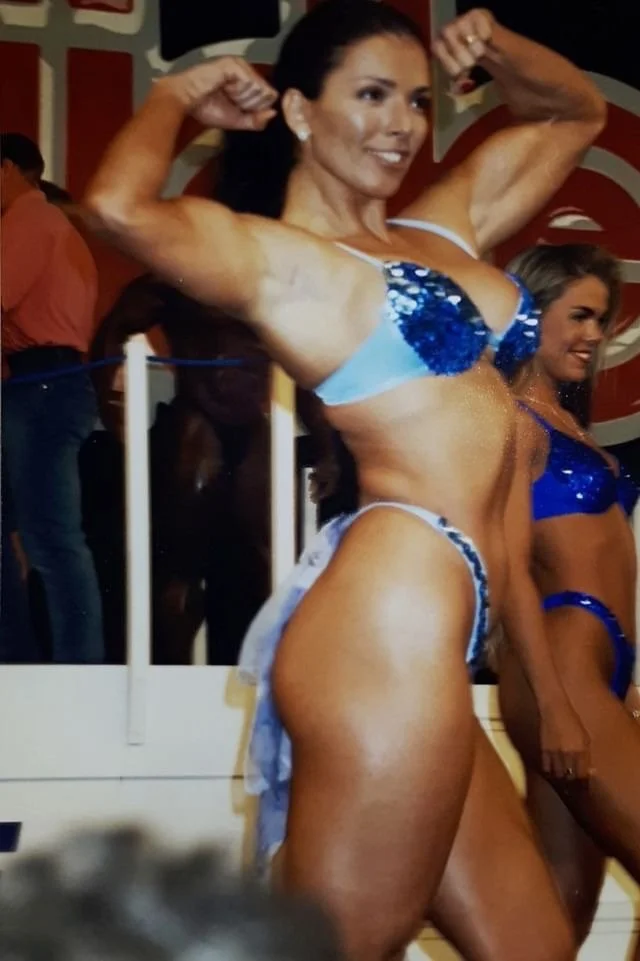 Working the stage at FIBO