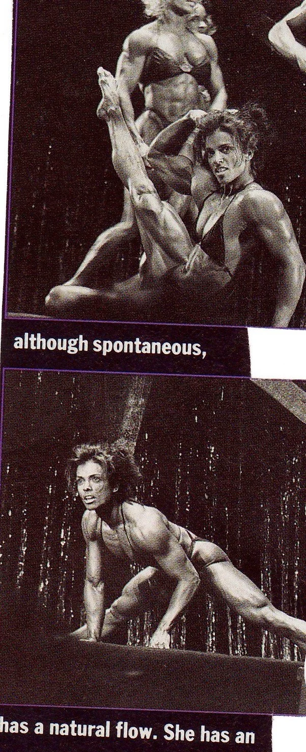 Magazine Feature of my posing routine from the 1992 Ms Internationals