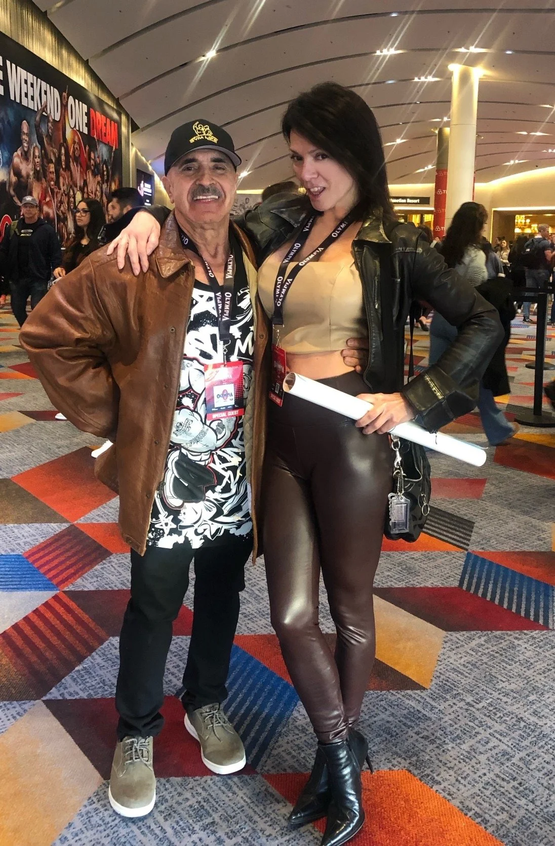 Mr. Olympia Samir Bannout and Sharon Bruneau