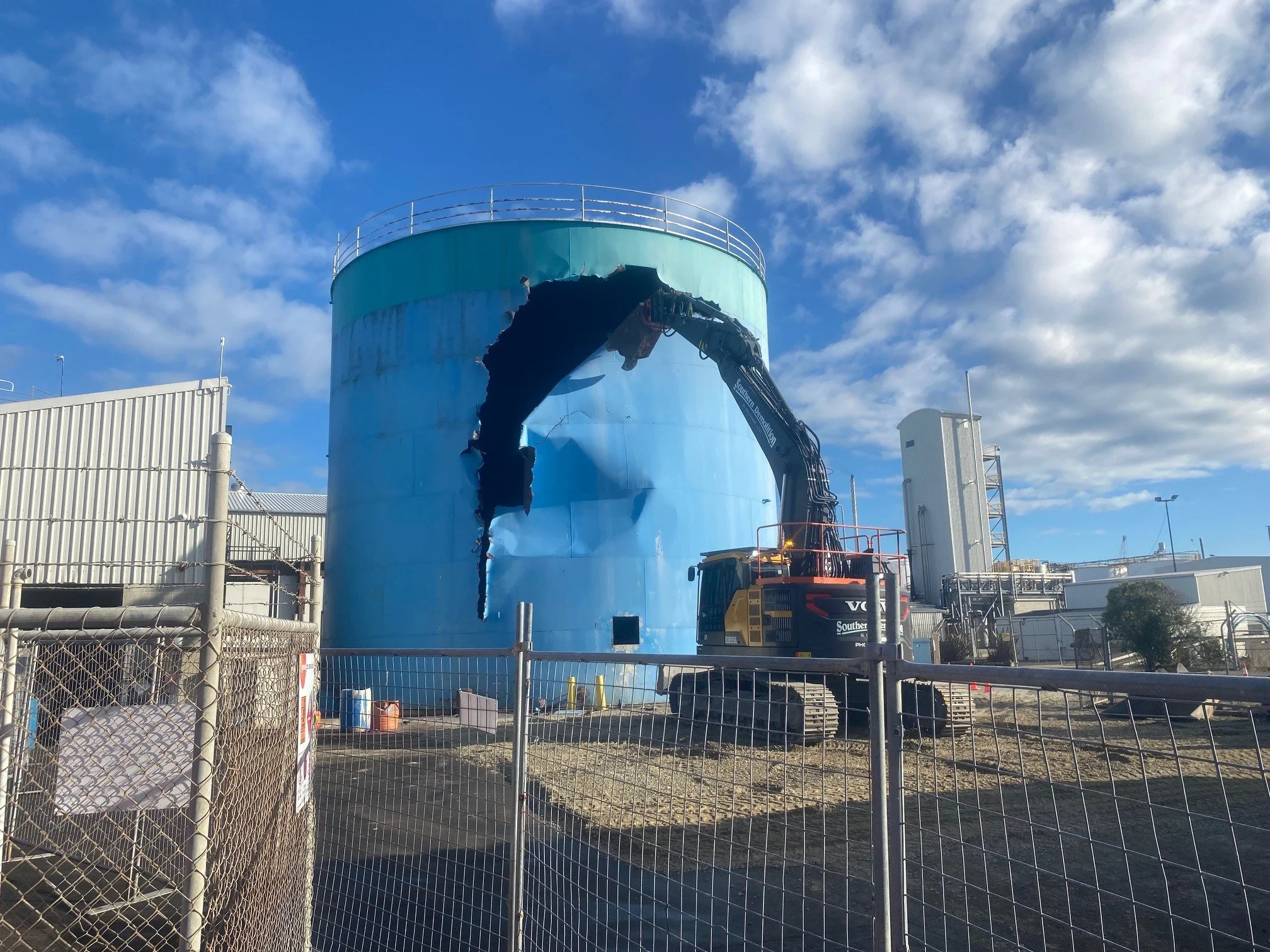 Liqueo Tank Demolition — Total Spec Engineering