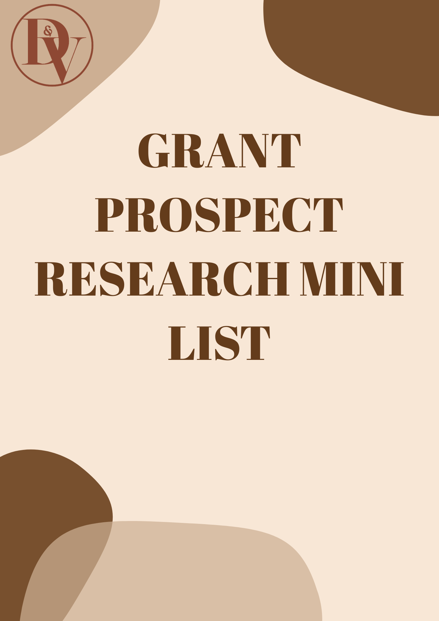 Grant Prospect Research Mini List
