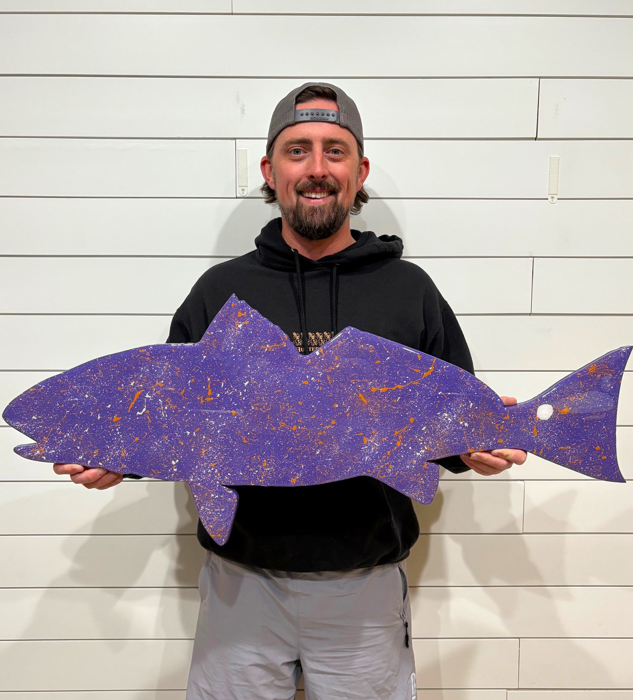 CLEMSON THEME SPLATTER REDFISH-$150