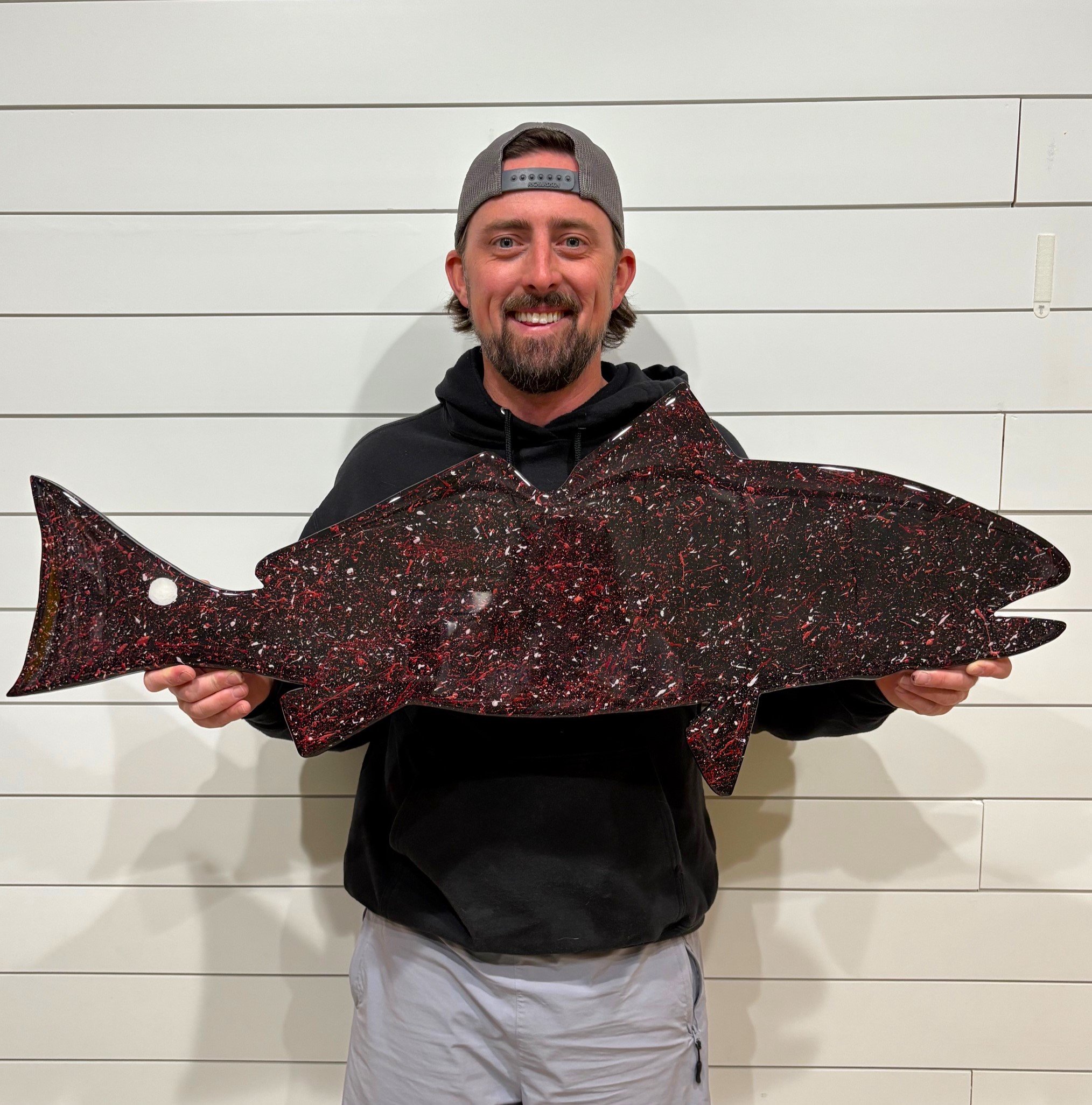 GAMECOCK THEME SPLATTER REDFISH $150