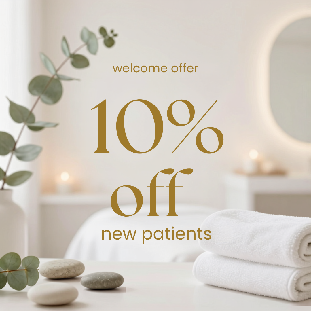 10% off your first visit for new patients at Natural Beauty Med Spa in Huntington, NY