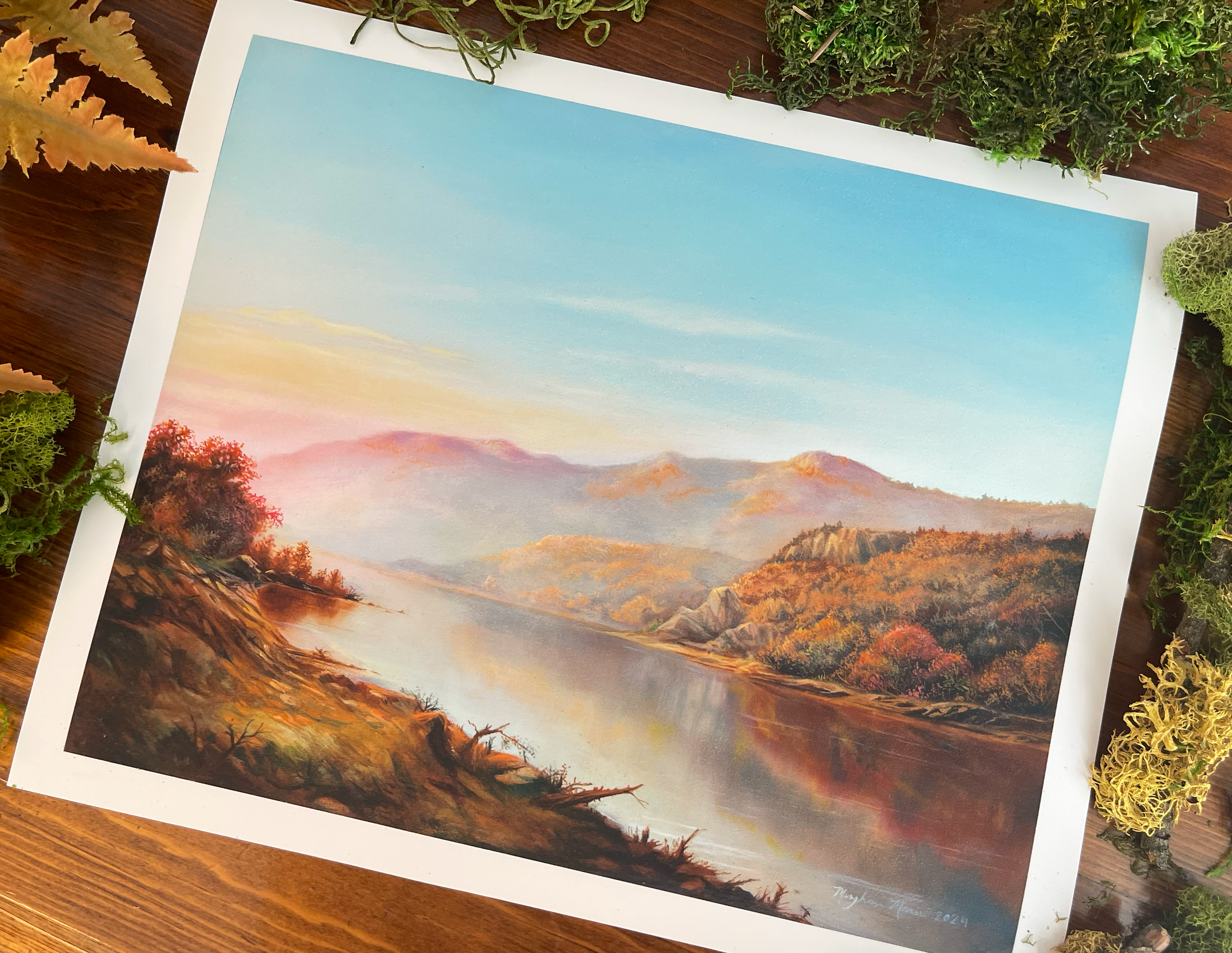 Print of a Master's Study after Charles Wilson Knapp