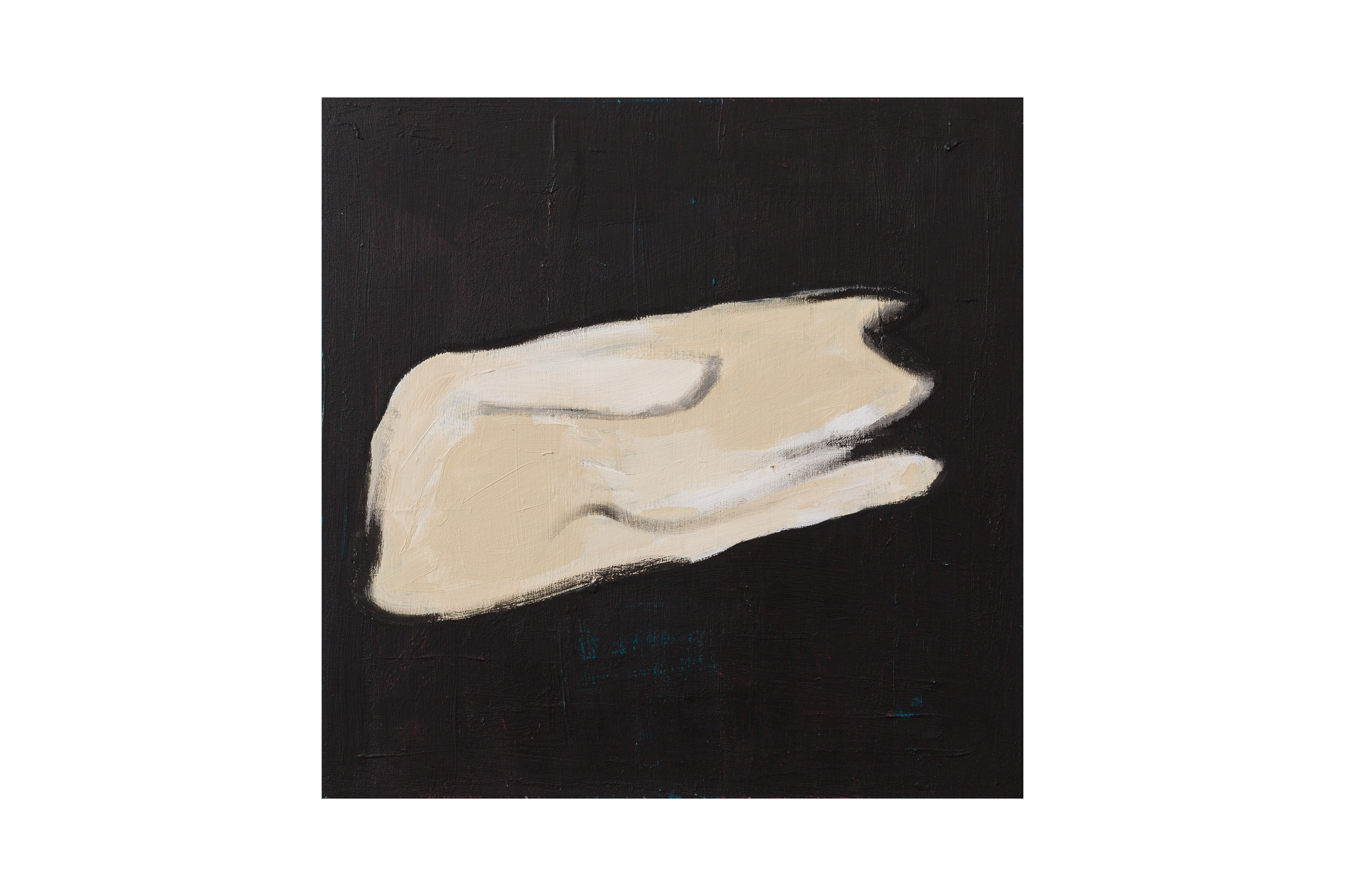 Study 1 (2023) 50.8cm x 50.8cm Acrylic, enamel and oil pastel on canvas