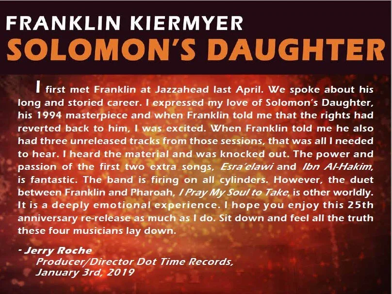 Franklin Kiermyer Digital Booklet shot