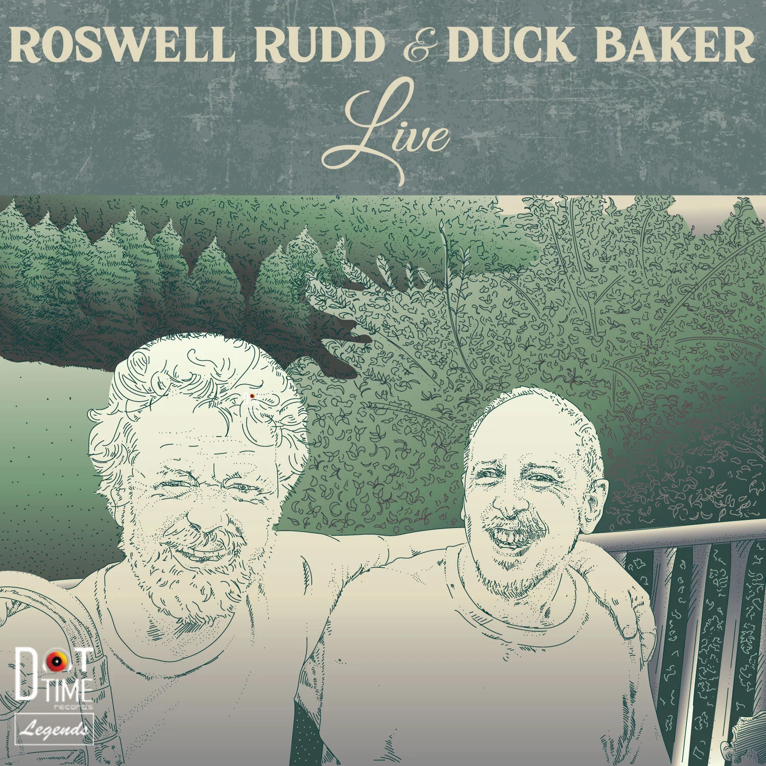 Roswell Rudd & Duck Baker Live Vinyl Cover