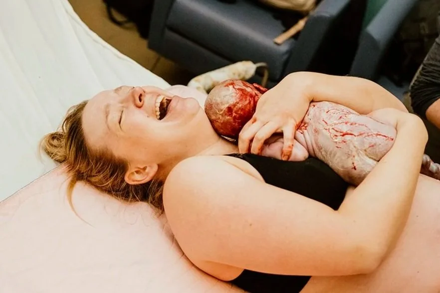 birth photo at baby center in toronto