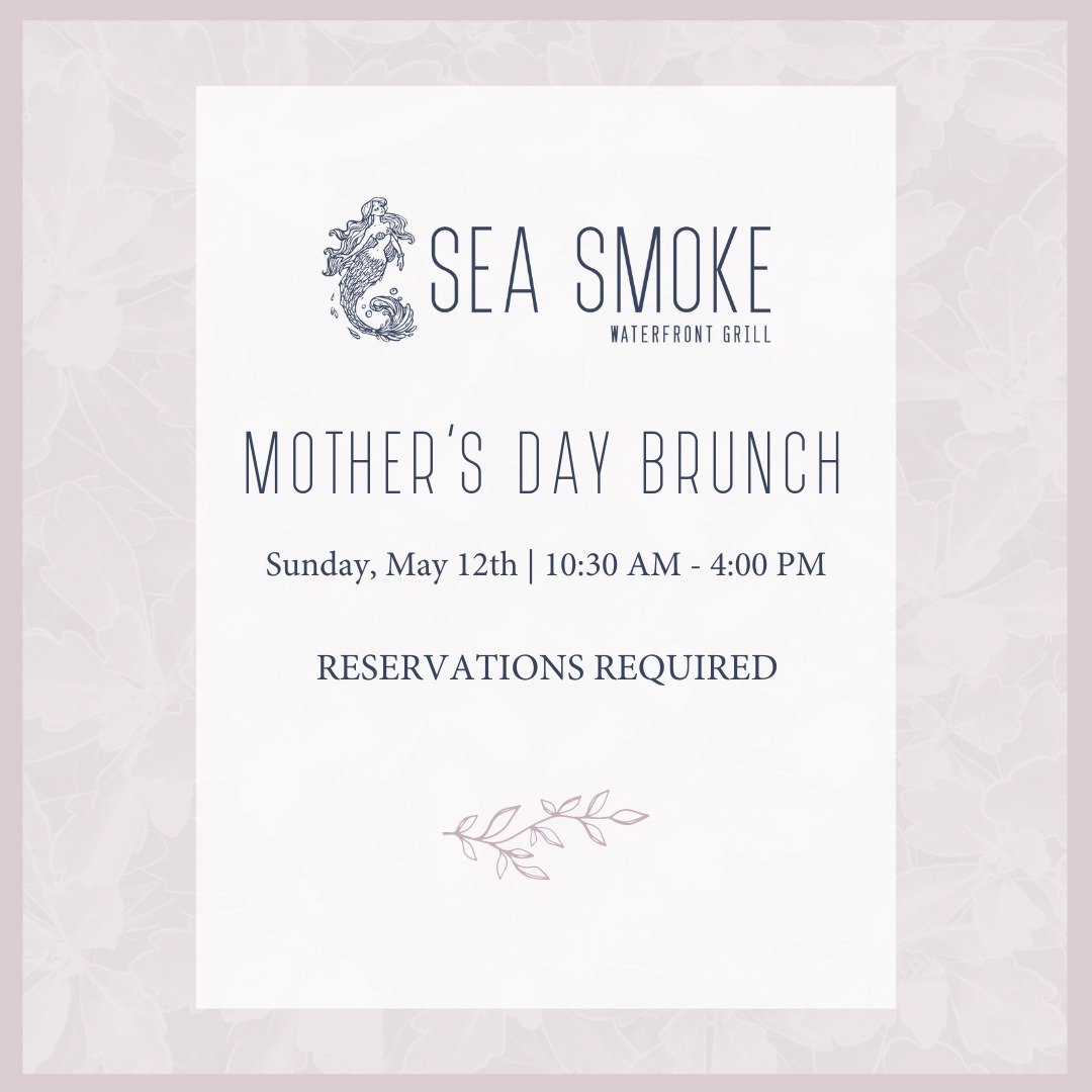 Sea Smoke brunch is a fin-tastic way to shell-ebrate mom this Mother's Day. Reservations are now open; secure yours and make Mom proud!

#seasmoke #seasmokegrill #seafoodrestaurant #mothersday #troyny #upstateny #brunch #brunchvibes