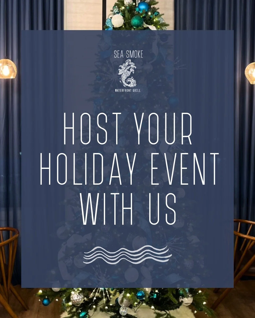The holidays are quickly approaching! Now&rsquo;s the perfect time to book your private events with us. Explore our event menus and learn more using the link in our bio.