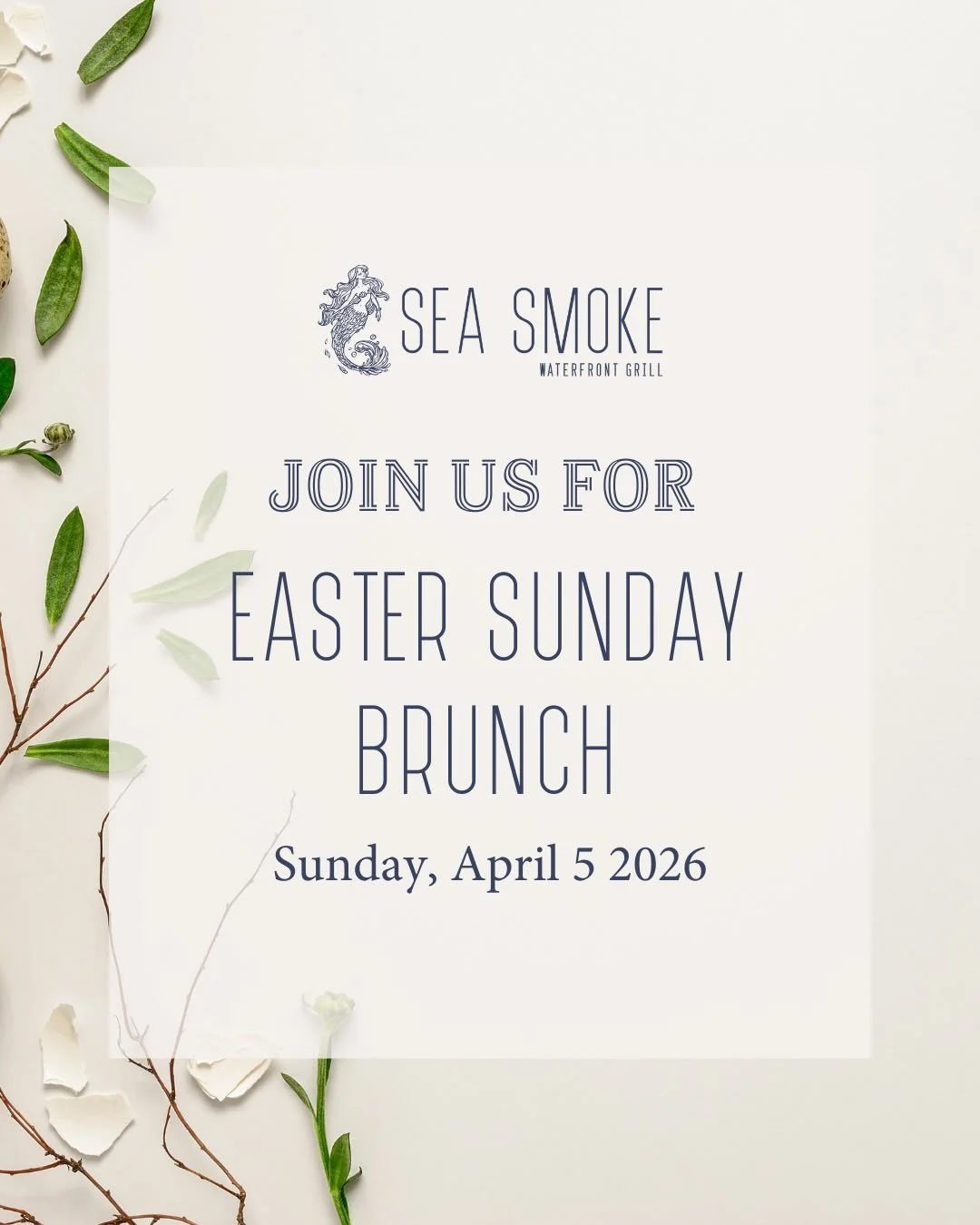 Easter eggs won&rsquo;t be the only thing to dye for this year! 

Easter brunch at Sea Smoke will surely leave you with a spring in your step. Make your reservations today! 🐣