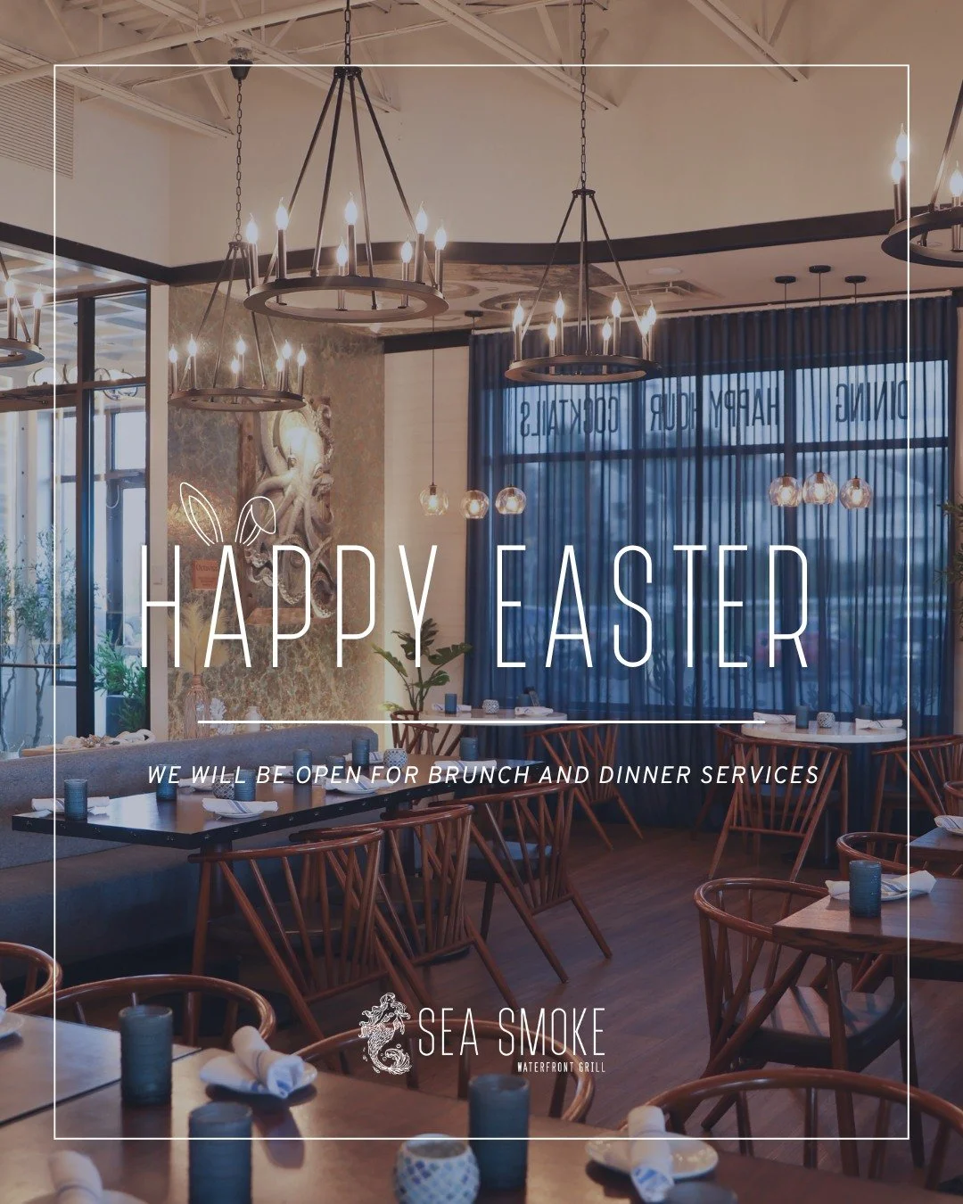 Happy Easter to all who celebrate! We&rsquo;ll be open for Easter brunch from 11:00 AM to 2:00 PM, featuring our regular menu along with some special Easter offerings. Dinner service will begin at 4 PM. We look forward to seeing you soon! 🐰