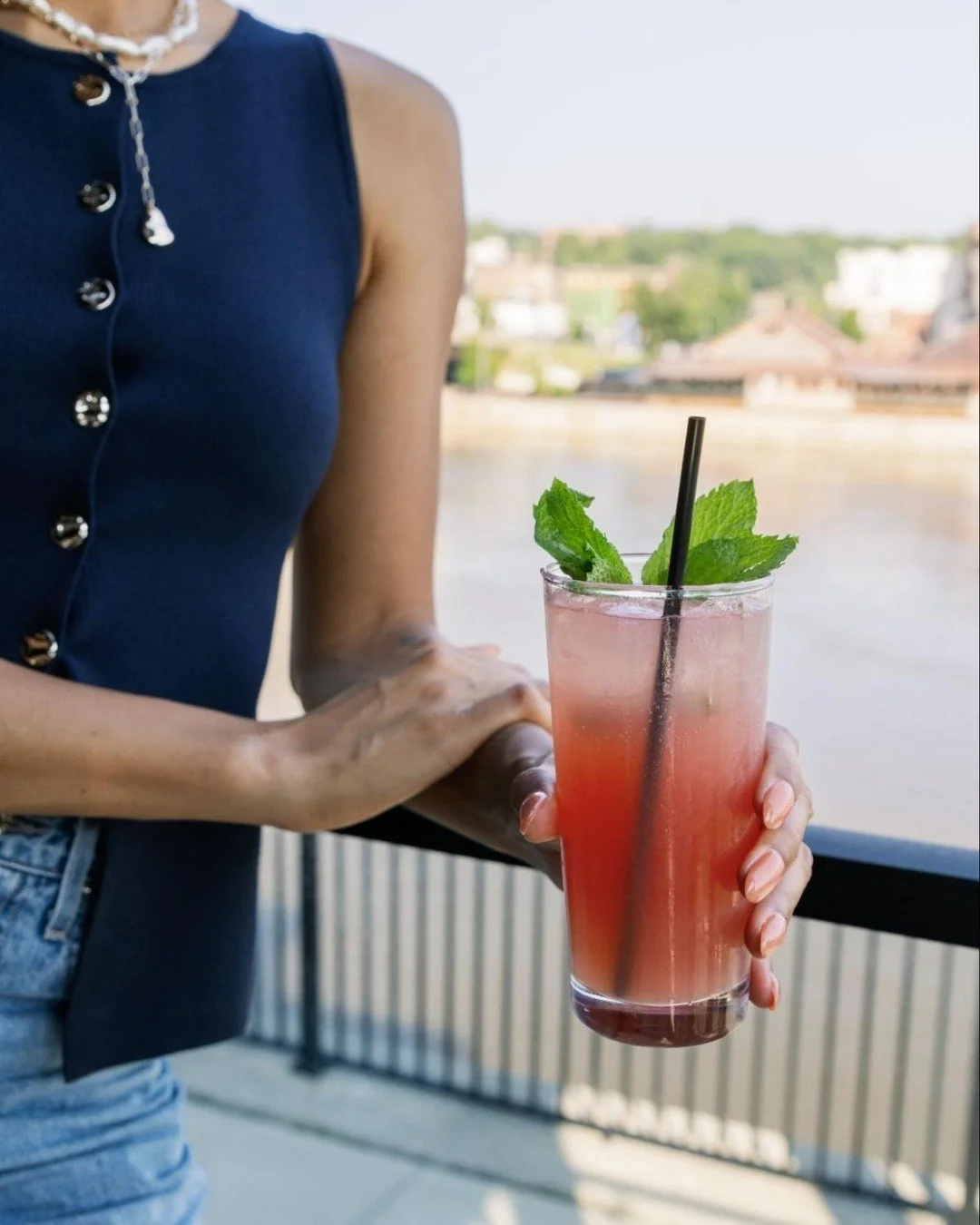 Views this good deserve a drink this fun.