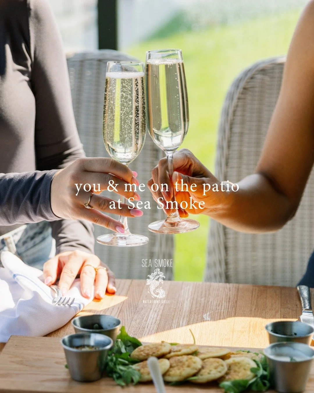 You + me + patio season at Sea Smoke. That&rsquo;s the plan.

Patio opens Friday, 5/8. Sea you tonight 🌊