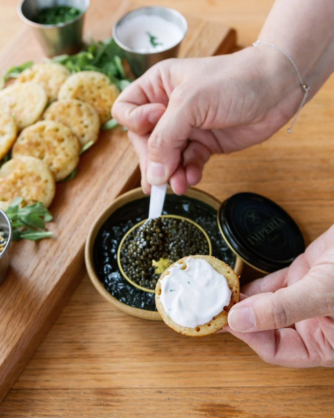 Casually ordering caviar by the water like it&rsquo;s just another Tuesday.

Sea you tonight.
