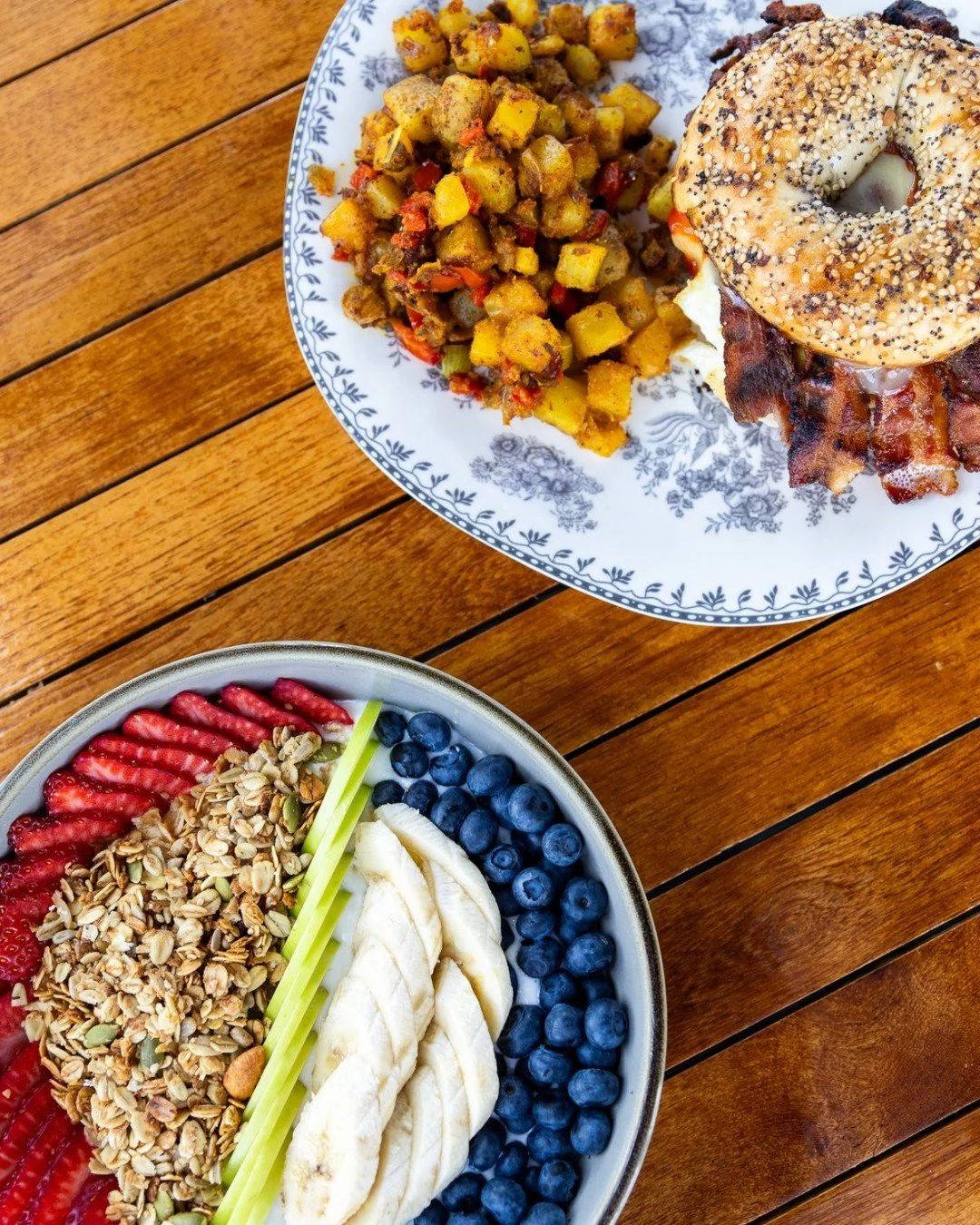 Sweet or savory&hellip; 

From our Everything Bagel BEC stacked with applewood smoked bacon, cheddar, and a fried egg to our Fresh Fruit &amp; Granola Bowl topped with seasonal favorites, brunch is calling.

See you Sundays from 11 AM-2 PM.