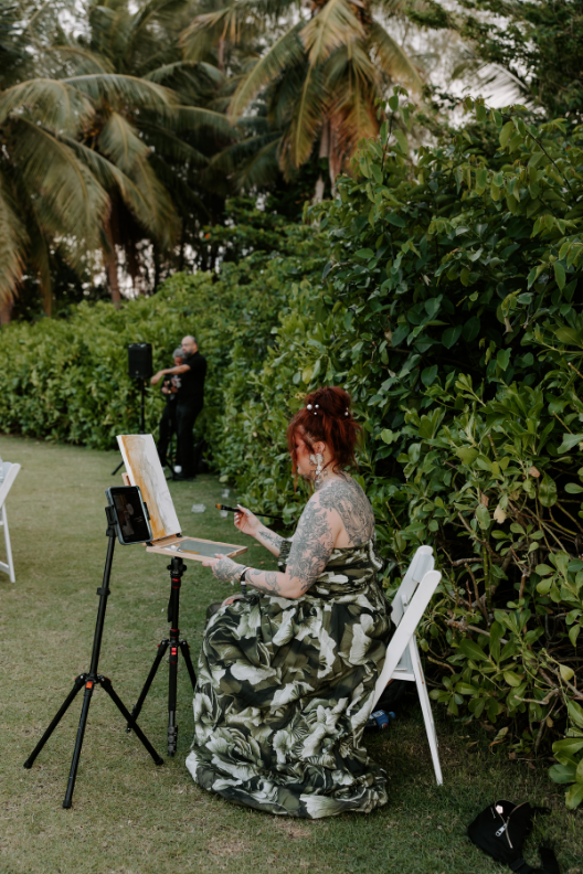Morgan Haun Live Painting