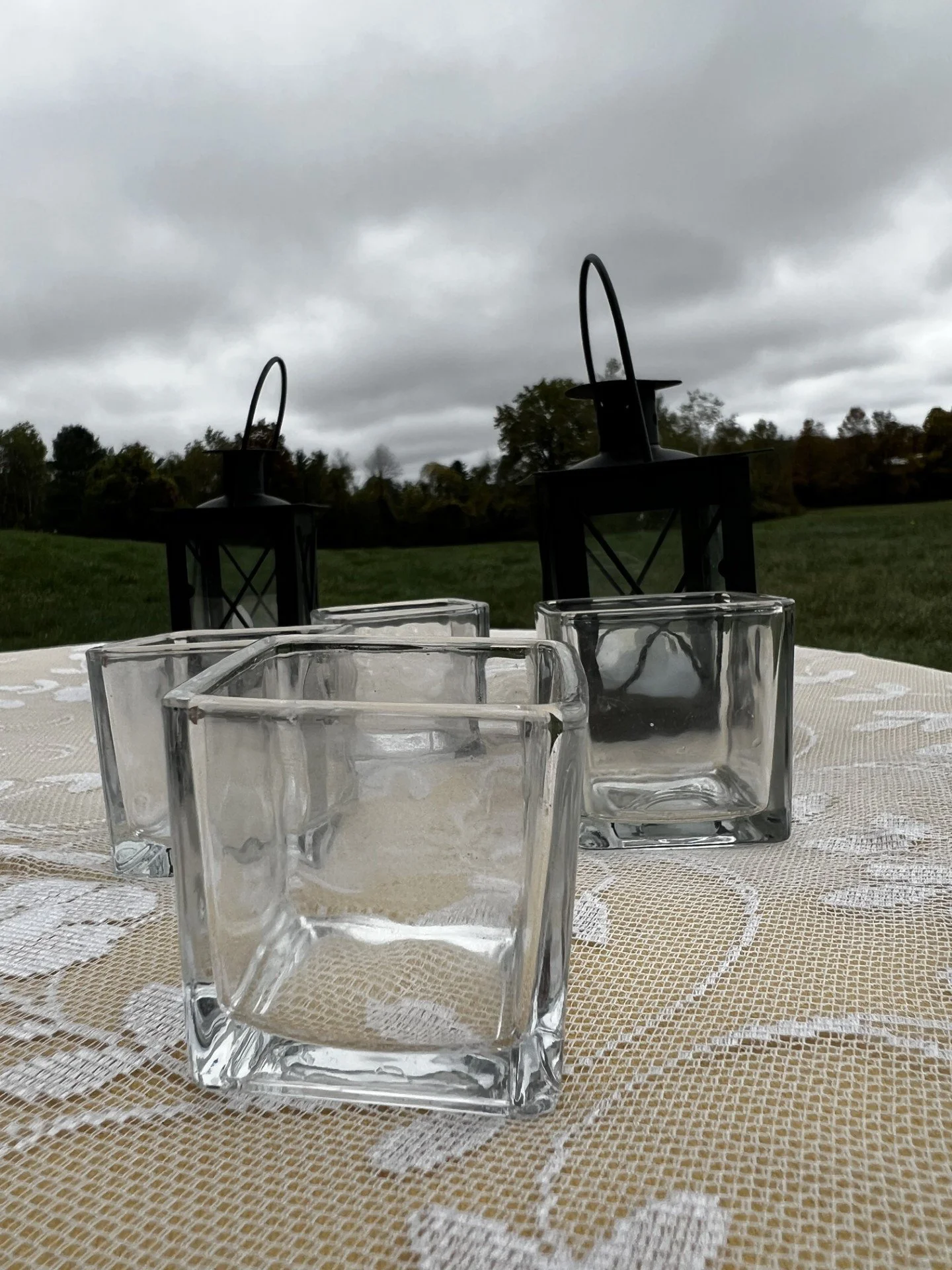 Square Candle Holders