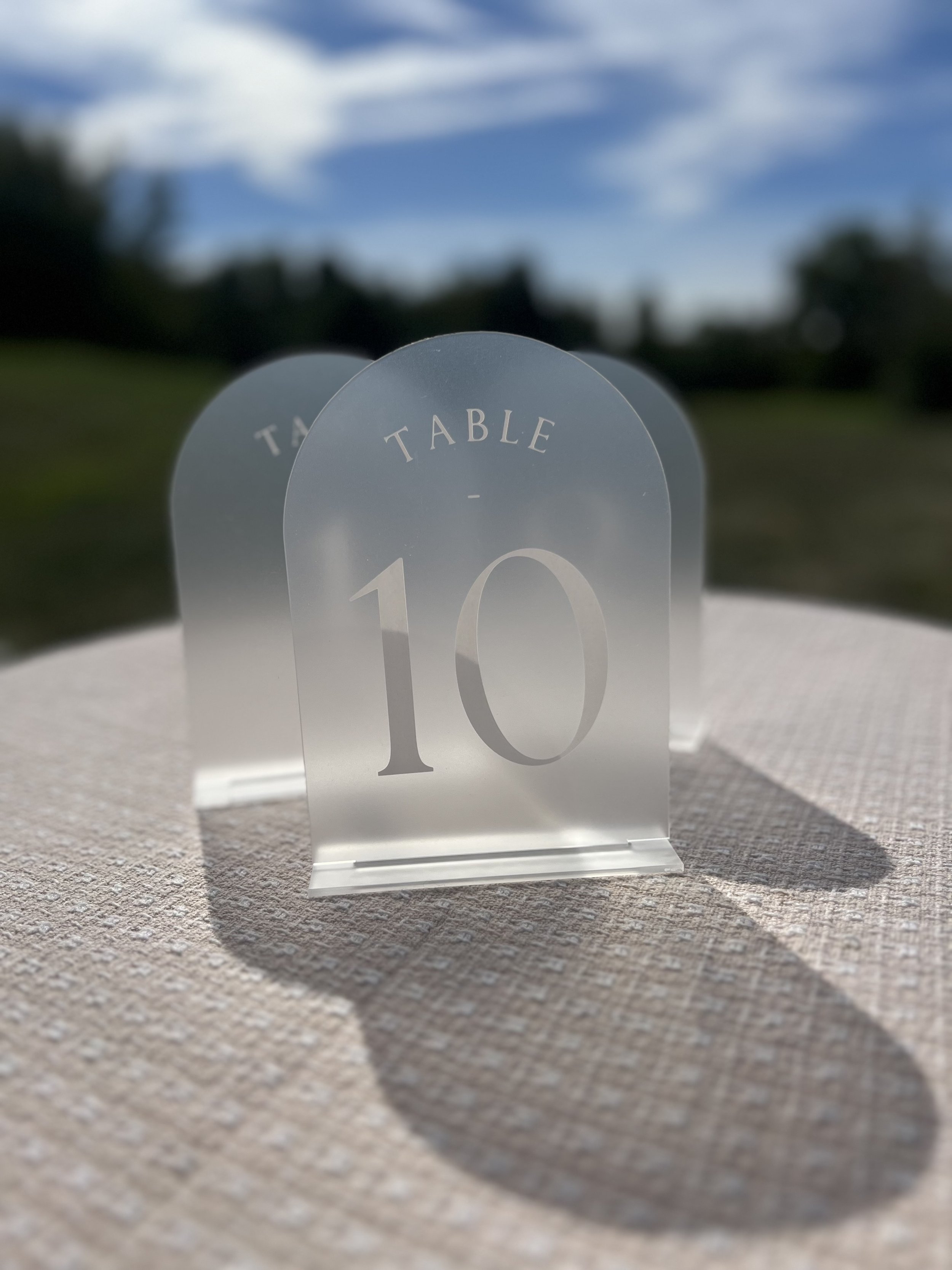 Arched Table Numbers