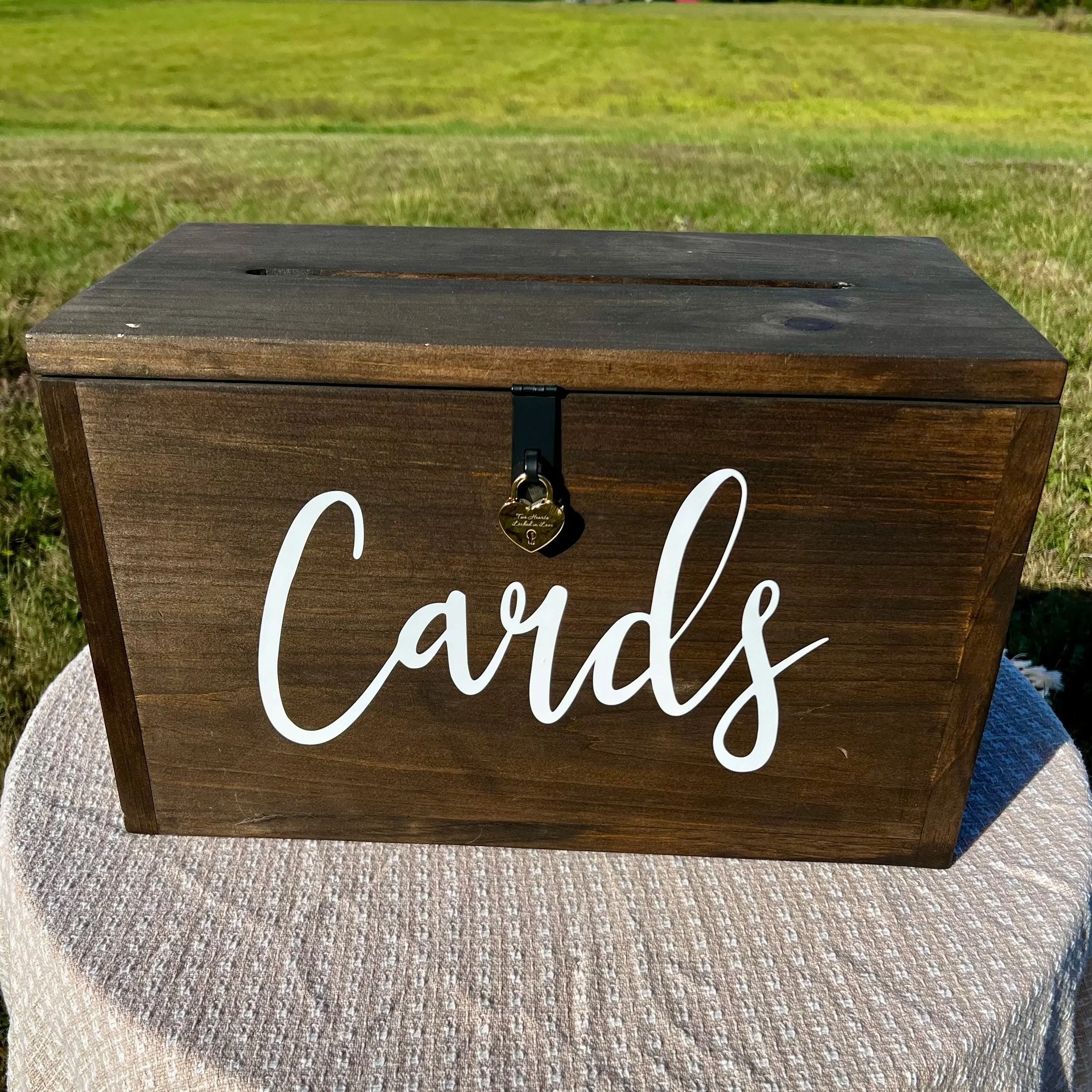 Wooden Card Box